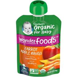 Gerber 2nd Foods Organic Carrots, Apples & Mangoes Puree