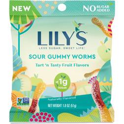 Lily's Tart & Tasty Gummy Worms Assorted Fruit