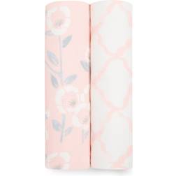 Aden essentials silky soft swaddle 2 pack stencil 2-pack