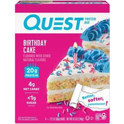 Quest Nutrition Protein Bar Birthday Cake 60g 4 pcs