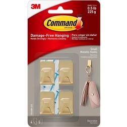 3M Command Small Metallic Picture Hook 4pcs