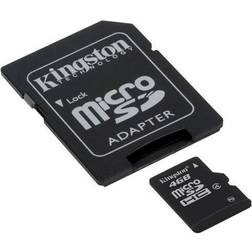 Transcend Kingston 4 GB microSDHC Class 4 Flash Memory Card SDC4/4GB