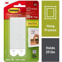 Command 8pk Heavy PHS Adhesives Picture Hook