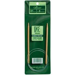 Clover Takumi Bamboo Circular Knitting Needles 29"-Size 11/8mm