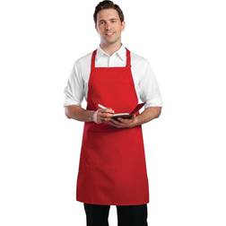 Chef Works Bib Apron Red