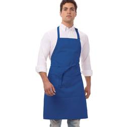 Chef Works Butchers Bib Royal Apron Blue