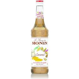 Monin Caramel Coffee Syrup 700ml glass