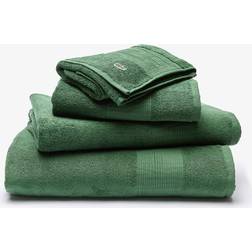 Lacoste Croco Vert Guest Towel Green