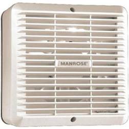 Manrose 230mm Commercial Grey Manual Pullcord Window Fan COMG230MP