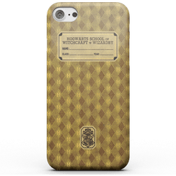 Harry Potter Hufflepuff Text Book Phone Case for iPhone and Android Samsung S7 Snap Case Gloss