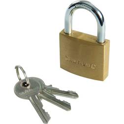 Silverline Brass Padlock 40mm Mss03 Keys