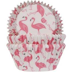 House of Marie Flamingo 50 stk Muffin Case