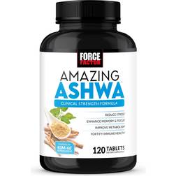 Force Factor Amazing Ashwa Stress Relief, Memory, Focus, Immune