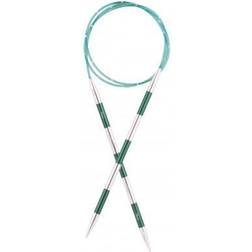 Knitpro SmartStix Rundpinde Aluminium 80cm Grøn 3,50mm