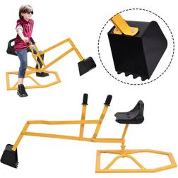 Gymax Heavy Duty Kid Ride-on Sand Digging Digger