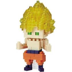 Dragon Ball Z Super Saiyan Son Goku Nanoblock Constructible Figure