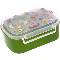 Sigikid Farm Lunch Box for Kids green 1 pc