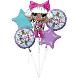 Amscan foil balloon kit L.O.L. Surprise pink/blue 5-piece