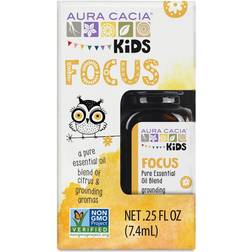 Aura Cacia Kids, Essential Oil Blend, Focus, 0.25