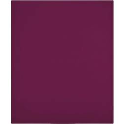 vidaXL Jersey Fitted Bordeaux Bed Sheet Red