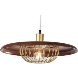 Dkd Home Decor S3020975 Brown/Golden Pendant Lamp 45cm