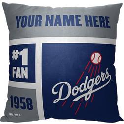 MLB Los Angeles Dodgers Colorblock Personalized Square Complete Decoration Pillows