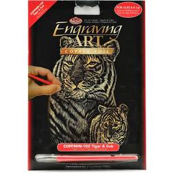 Royal & Langnickel Mini Engraving Art Kits Tiger Cub copper