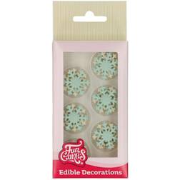 Funcakes SugarPaste Decorations Snowflakes sæt/6 Cookie Cutter
