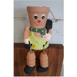 Terracotta Plant Pot Man