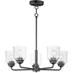 Maxim Lighting Acadia 5-Light 26" Wide Black Pendant Lamp