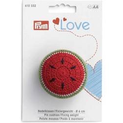 Prym Melon Pin Cushion, Green/Red