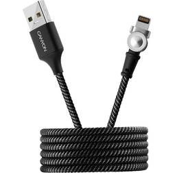 Canyon CNSCFI8B Lightning charging cable