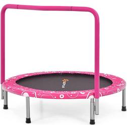 Costway Kids Trampoline Rebounder W/Full Covered Handrail