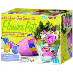 4M Kidzmaker Paint Your Own Terracotta Flower Pot