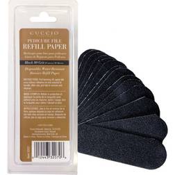 Cuccio Naturale 50 Count Black Refills 80 Grit Pedicure File Count