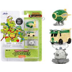 Jada Teenage Mutant Ninja Turtles Nano Hollywood Rides Vehicle 3-Pack