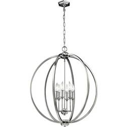 Loops 6 Bulb Pendant Lamp