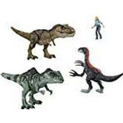 Mattel Jurassic World Dominion Epic Battle Pack Figure Set Dinosaurs New With Box