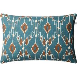 Chhatwal & Jonsson Ikat Goa Cushion Cover Blue, Orange, Pink, Brown (60x40cm)