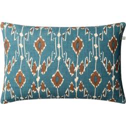Chhatwal & Jonsson Ikat Goa Cushion Cover Brown, Pink, Orange, Blue (60x40cm)