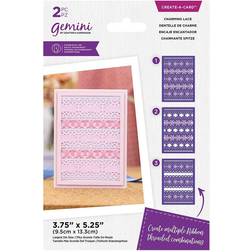 Gemini Create-a-card Ribbon Threading Die Charming Lace