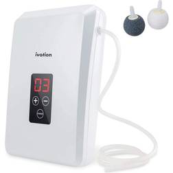 Ivation Portable Ozone Generator and Air Purifier, Multipurpose Air Sterilizing, White