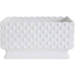 3R Studios Rectangle Hobnail Ceramic Planter