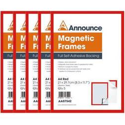 Announce Magnetic A4 Red Pack Photo Frame