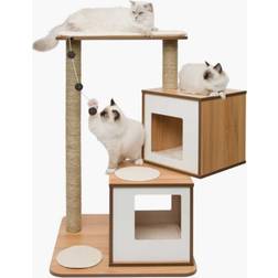 Hrse Vesper Cat Double, Walnut, 52048