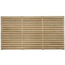 Forest Garden 2'11'' 5'11'' 91 180cm Contemporary Double Slatted Fence