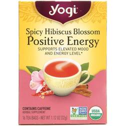 Yogi Tea Positive Energy Spicy Hibiscus Blossom