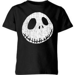 Disney Kid's The Nightmare Before Christmas Jack Skellington Crinkle T-shirt - Black