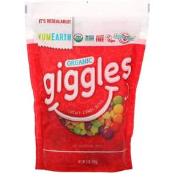 YumEarth Organic Giggles Chewy Candy Bites Assorted Fruit