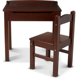 Melissa & Doug Wooden Lift Top Desk & Chair Set